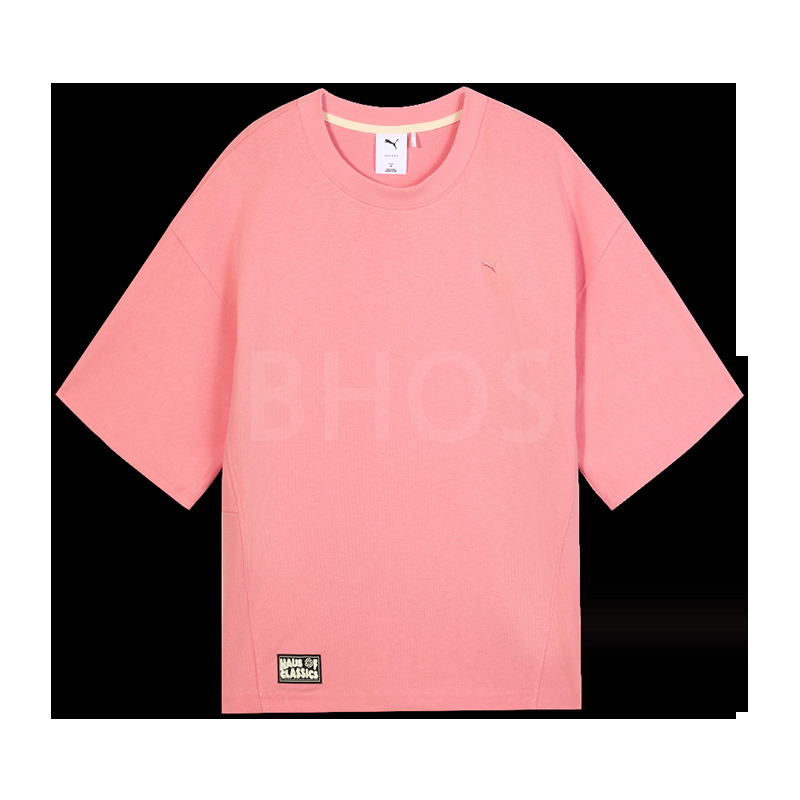 푸마 HAUS OF 클래식S Oversize 핑크 티셔츠