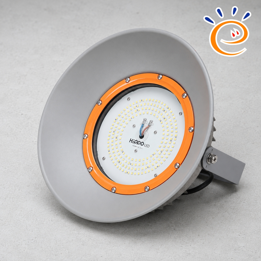국산 LED 고효율 공장등 투광기 DC150W 주광색 창고 고천장 공장등 조명 히포 - 상품 이미지