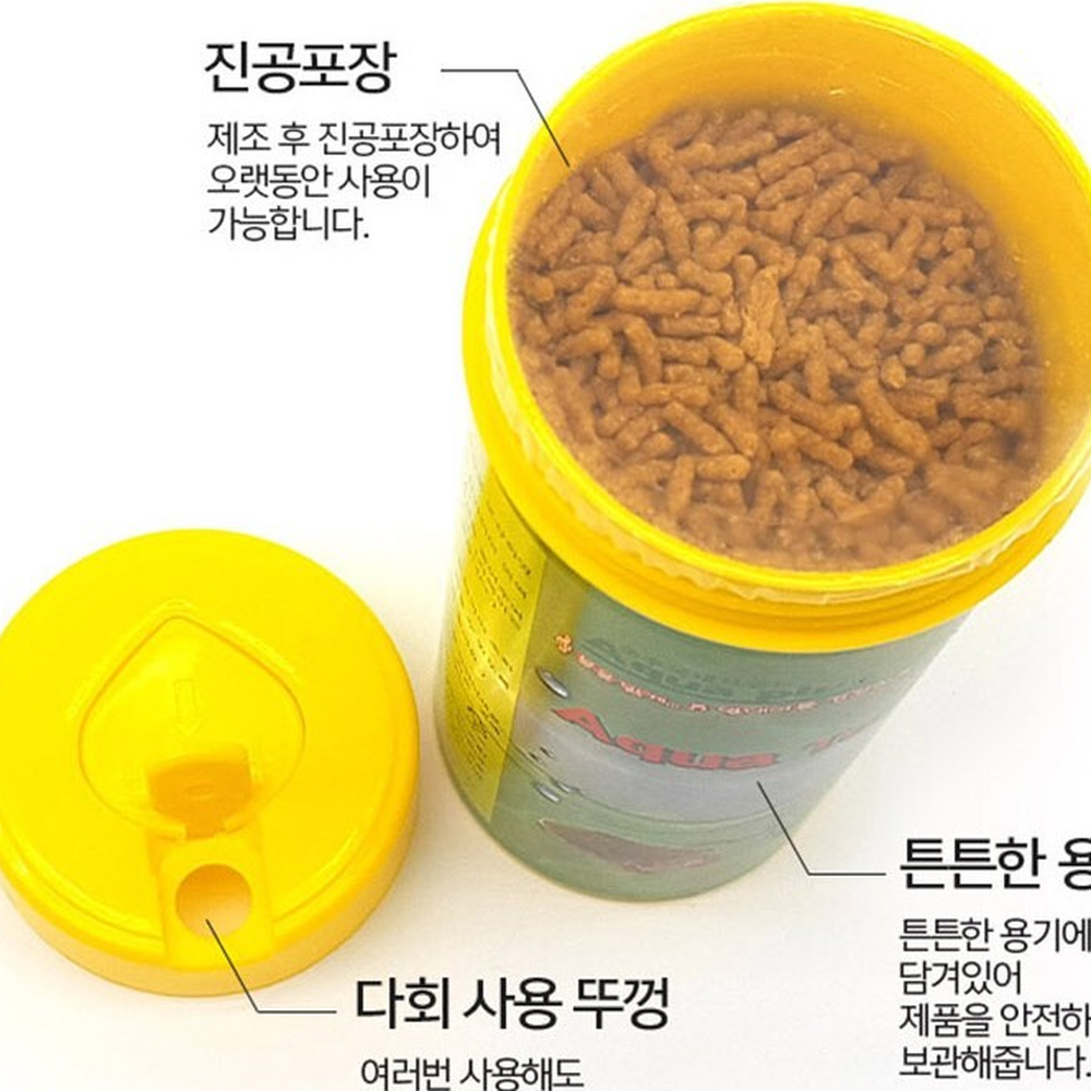 영양강화사료급여거북이사료 수질청정소화흡수터틀푸드 면역력증진건강증진거북이먹이 90g - 상세 이미지 2