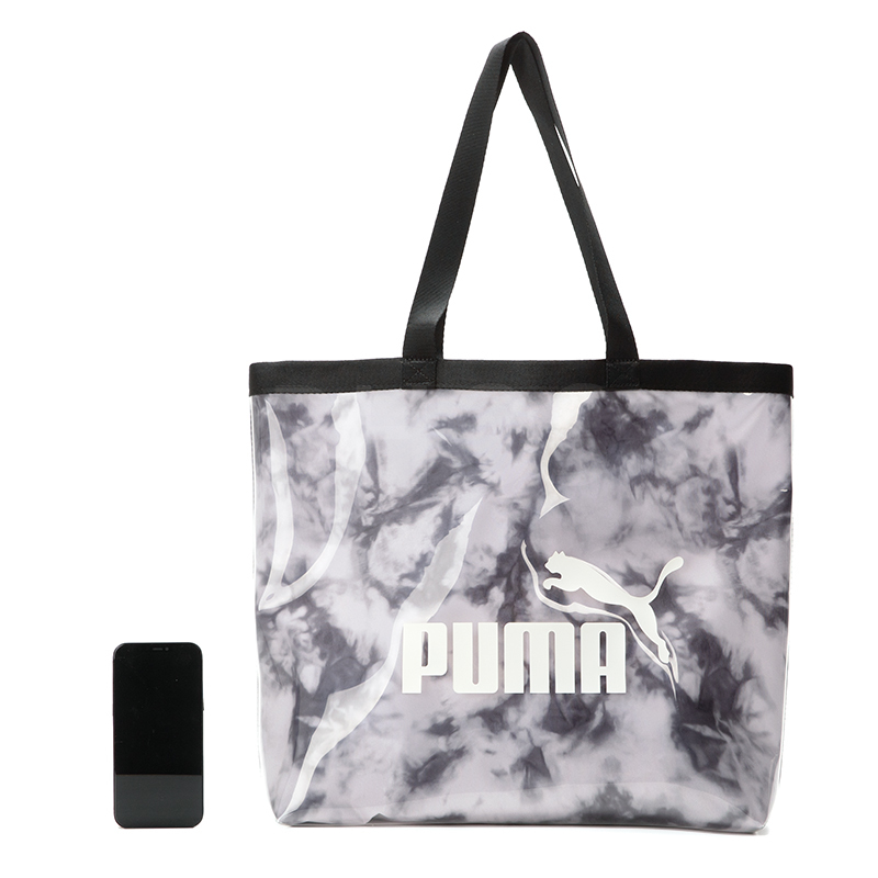 푸마 Core Transparent Tote Bag 블랙 여성 가방