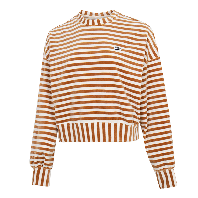 푸마 Downtown Oversized Velour 여성 맨투맨