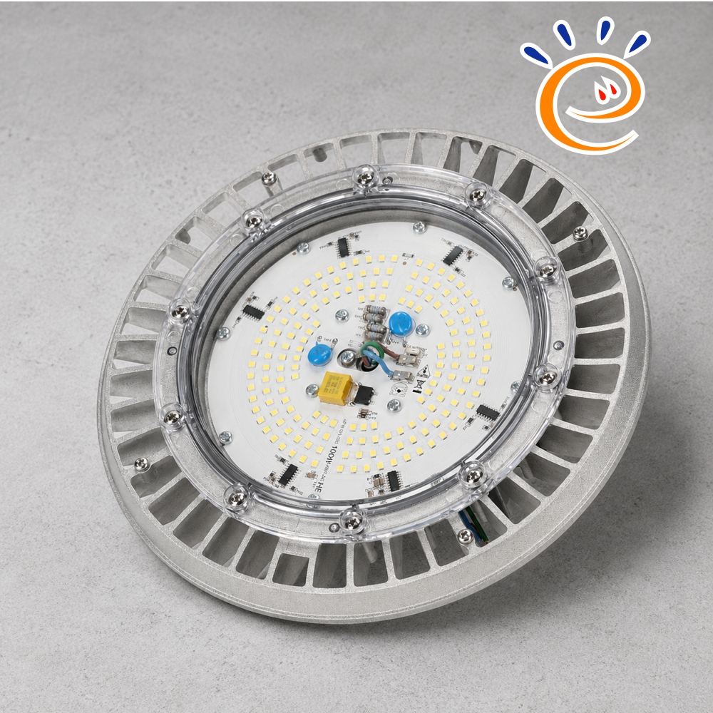국산 LED 고효율 공장등 투광기 AC100W 주광색 창고 고천장 공장등 조명 세광 - 상품 이미지
