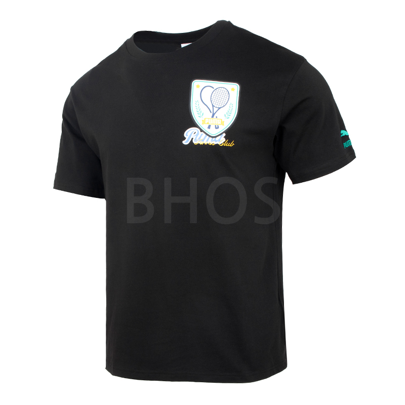 푸마 TEAM JP Shortsleeve 블랙 남성 티셔츠