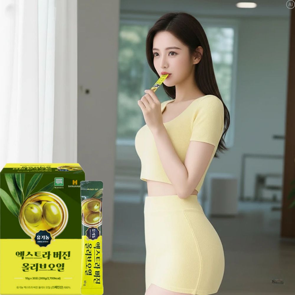 아침 공복올리브오일 산 스틱 먹는 올리브오일 올리브유 효능 - 상품 이미지