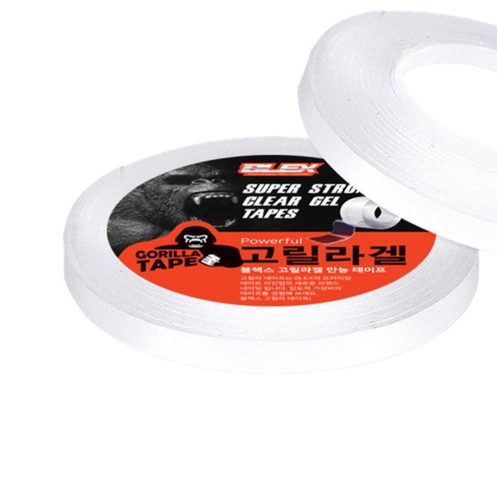 재사용가능 초강력 겔양면테이프 투명 10mm, 1개