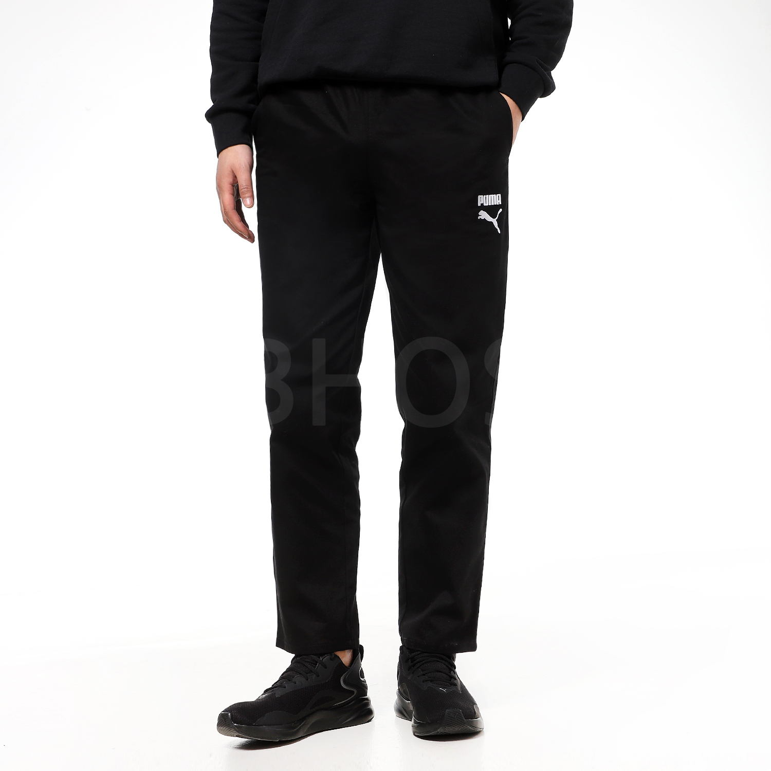 푸마 Kontrast Straight Leg Woven 블랙 남성 팬