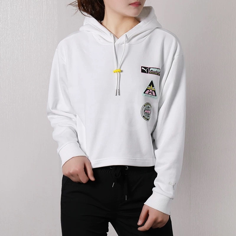 푸마 TZ Hoody 화이트 여성 맨투맨