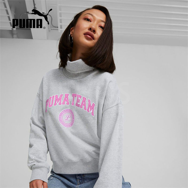 푸마 안타 블랙 키즈 맨투맨 -3