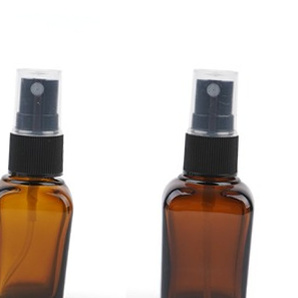 휴대용여행용 갈색소분용유리공병 사각리필용스프레이공병 10ml - 상품 이미지
