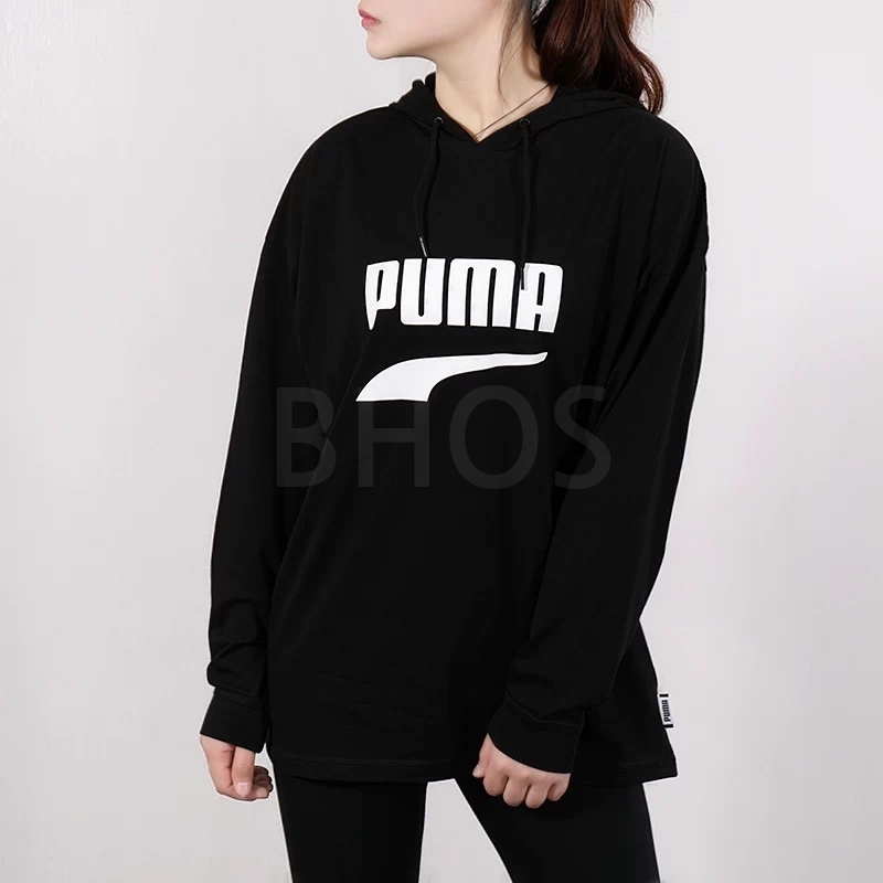 푸마 Downtown Hoody 여성 맨투맨 블랙