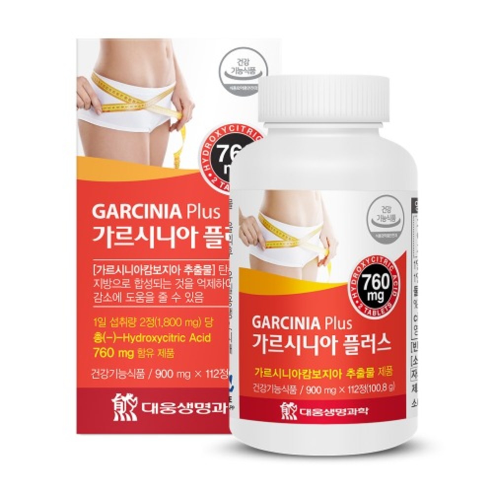 대웅생명과학 가르시니아 플러스 다이어트보조제 체지방감소 900mg 112정, 3개 - 상세 이미지 2