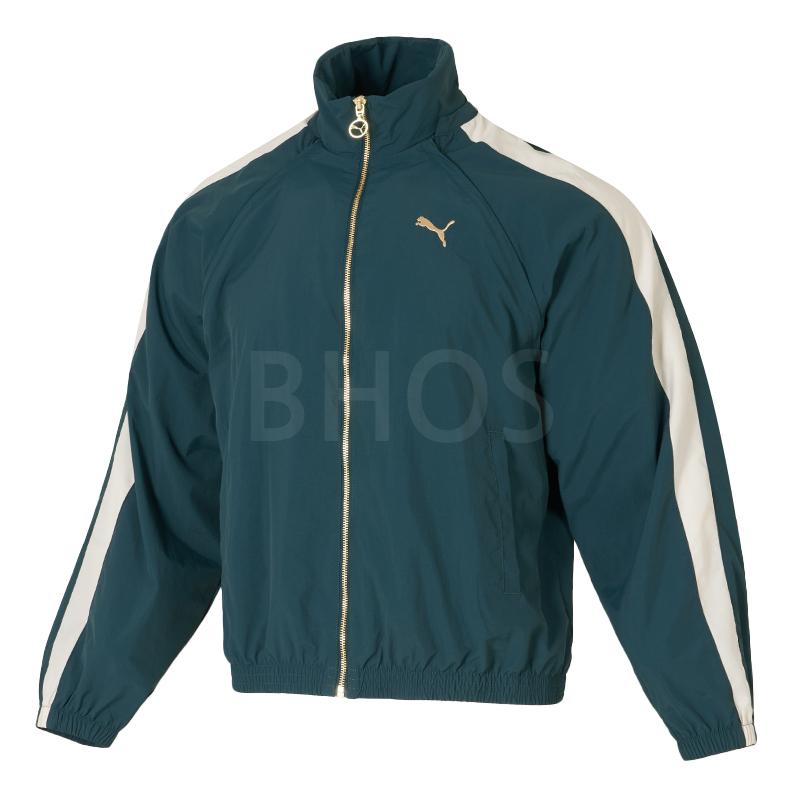 푸마 PRIME 레트로 T7 WOVEN JKT 그린 남성 재