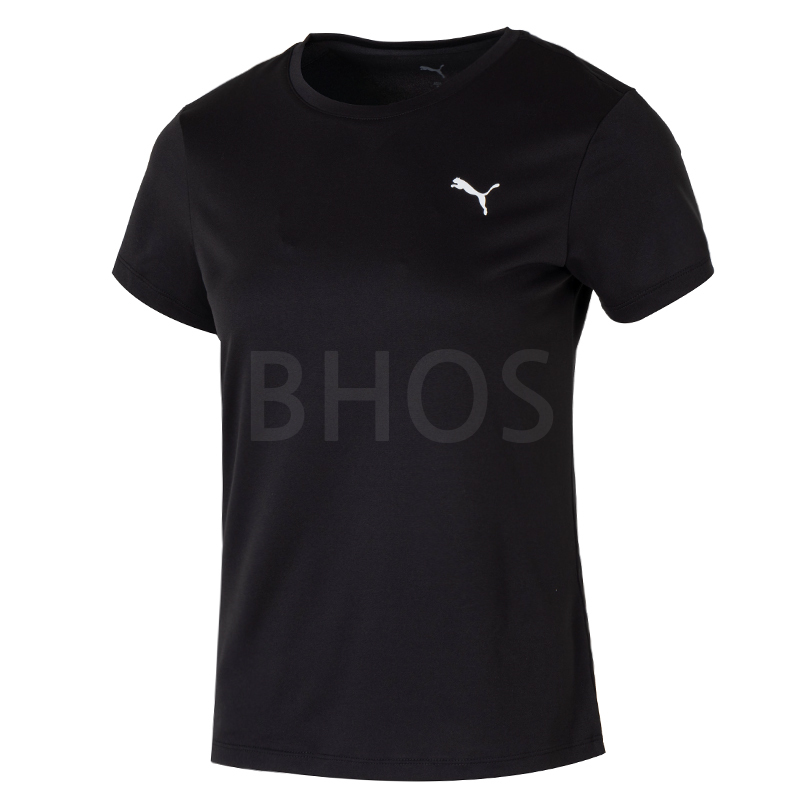 푸마 Women&rsquo;s SS Train 블랙 여성 반팔 티셔