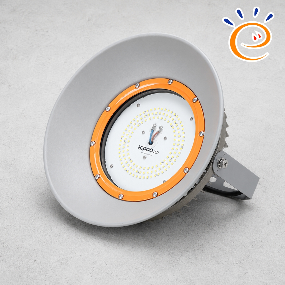 국산 LED 고효율 공장등 투광기 DC100W 주광색 창고 고천장 공장등 조명 히포 - 상품 이미지