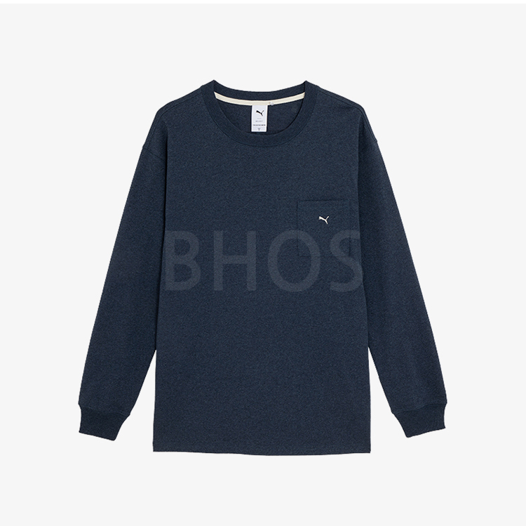 푸마 NAVY PACK LONG SLEEVE 남성 티셔츠