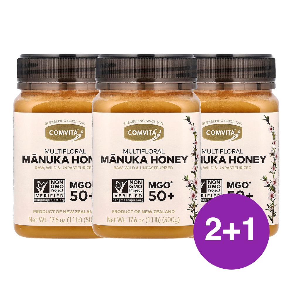 Comvita 마누카 잡화꿀 MGO 50 499g, 3개 - 상품 이미지