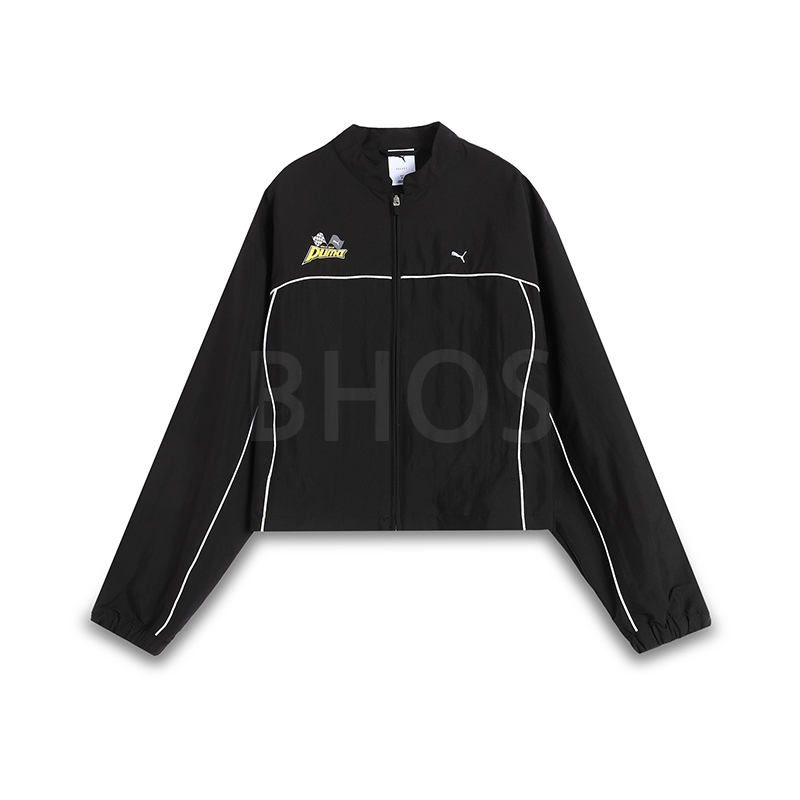 푸마 RACING CARNIVAL Crop Woven 블랙 여성 재