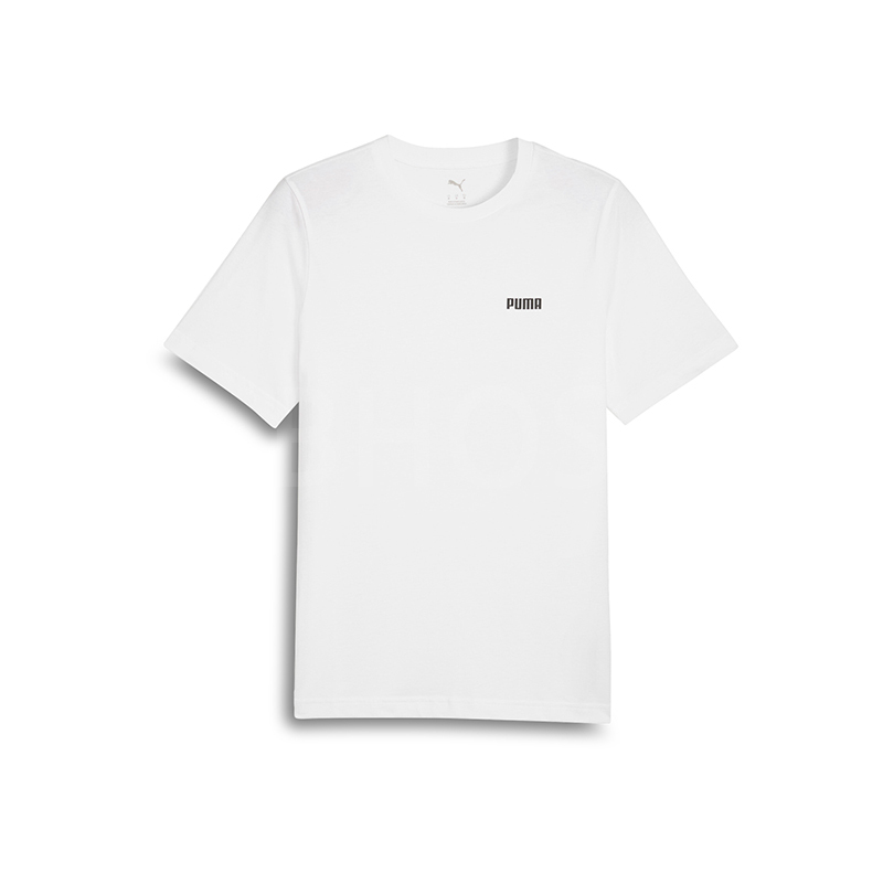 푸마 ESS Small Logo 화이트 남성 티셔츠