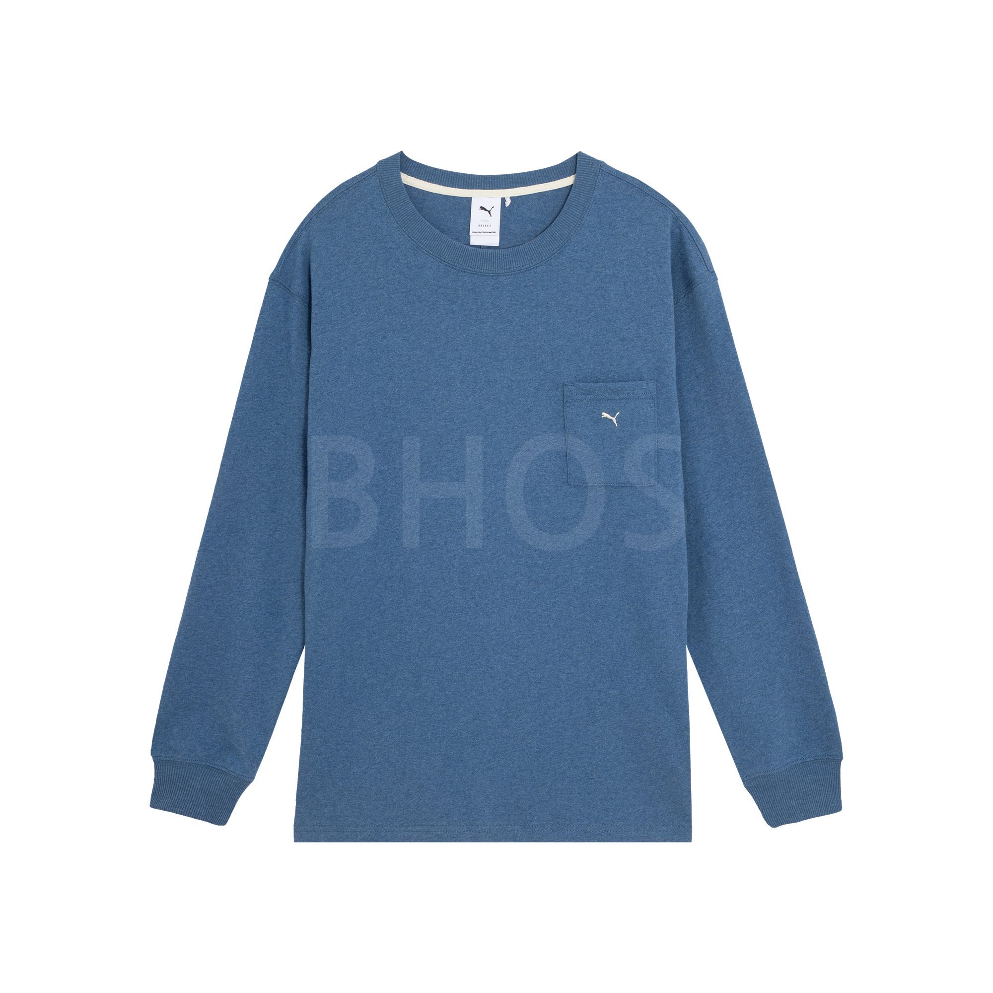 푸마 NAVY PACK LONG SLEEVE 남성 긴팔 티셔츠