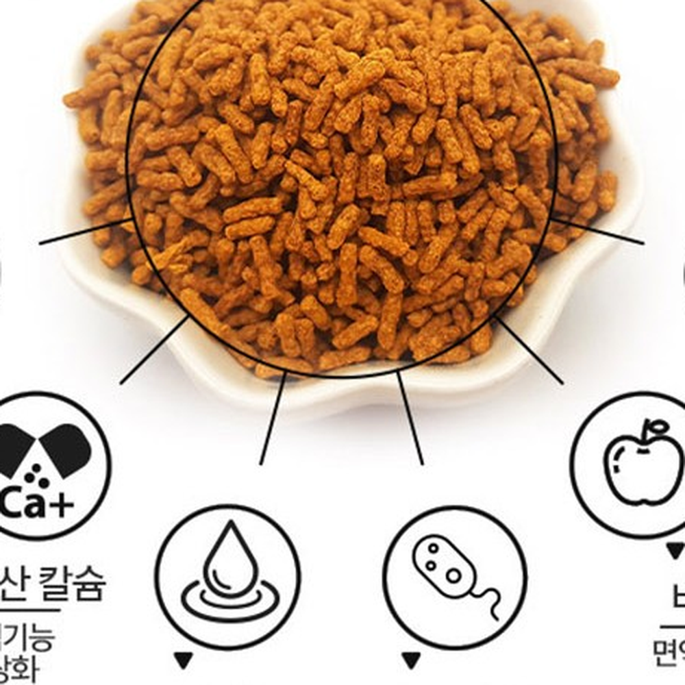 수질오염방지건강증진거북이사료 소화흡수증진수질관리거북이밥 면역력강화배설물분해 180g - 상세 이미지 5