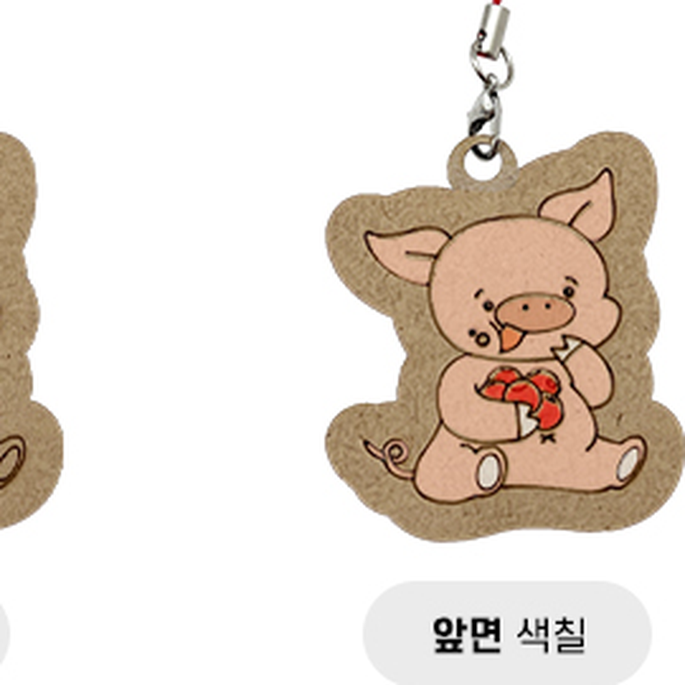 십이지만들기 귀여운십이지신캐릭터 색칠나무판 12지신키링만들기 12종세트 - 상세 이미지 4