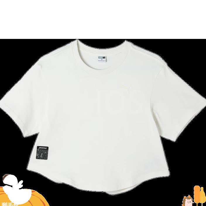 푸마 SWXP UR Relaxed Shortslee 블랙 여성 티셔
