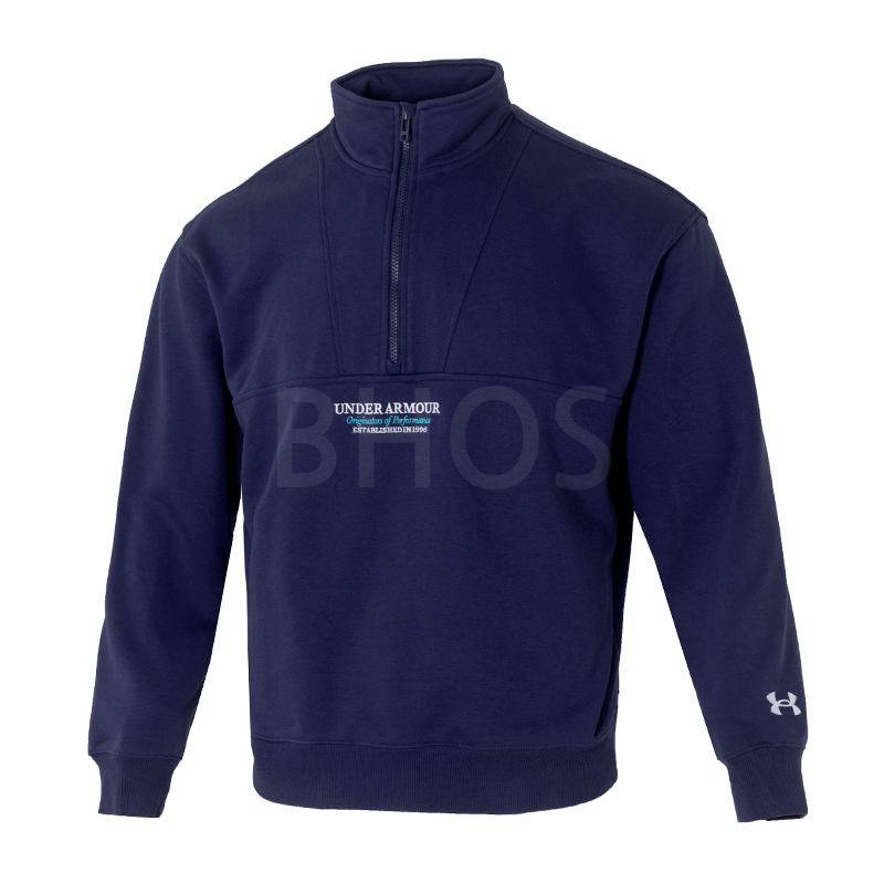 언더아머 APAC Terry OG 96 1 Zip-BLU 워시드 네