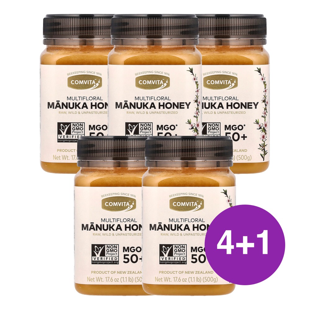 Comvita 마누카 잡화꿀 MGO 50 499g, 5개 - 상품 이미지