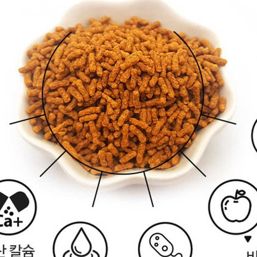 수질오염방지건강증진거북이사료 소화흡수증진수질관리거북이밥 면역력강화배설물분해 180g - 상세 이미지 4
