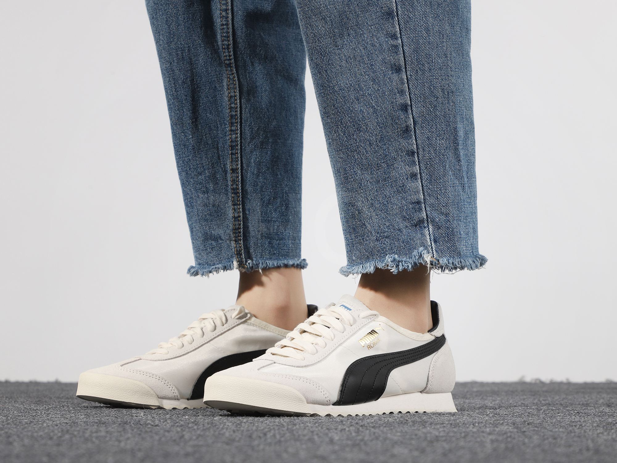 푸마 Roma OG Nylon 블랙 남성 캐주얼화