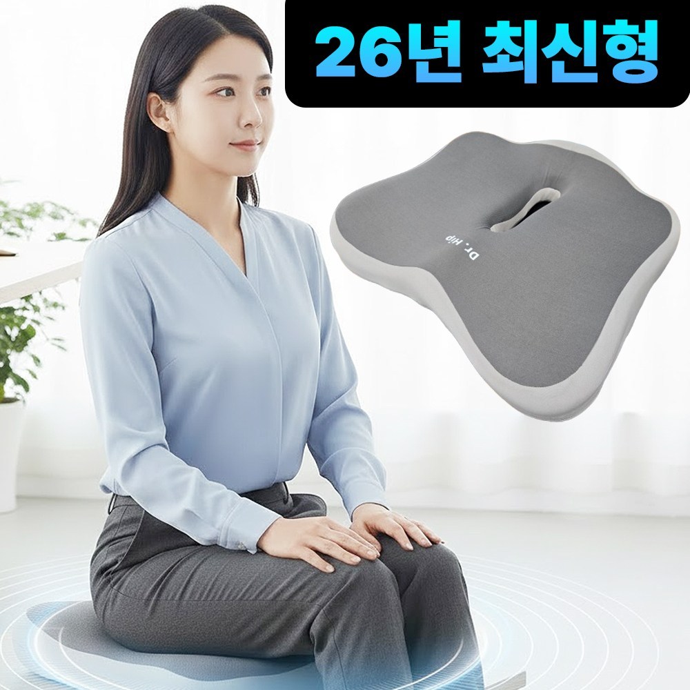 애플방석 닥터힙 오래 앉아도 안 꺼지는 치질 방석 쿠션 - 상품 이미지