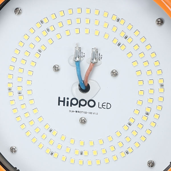 국산 LED 고효율 공장등 투광기 DC100W 주광색 창고 고천장 공장등 조명 히포 - 상세 이미지 3