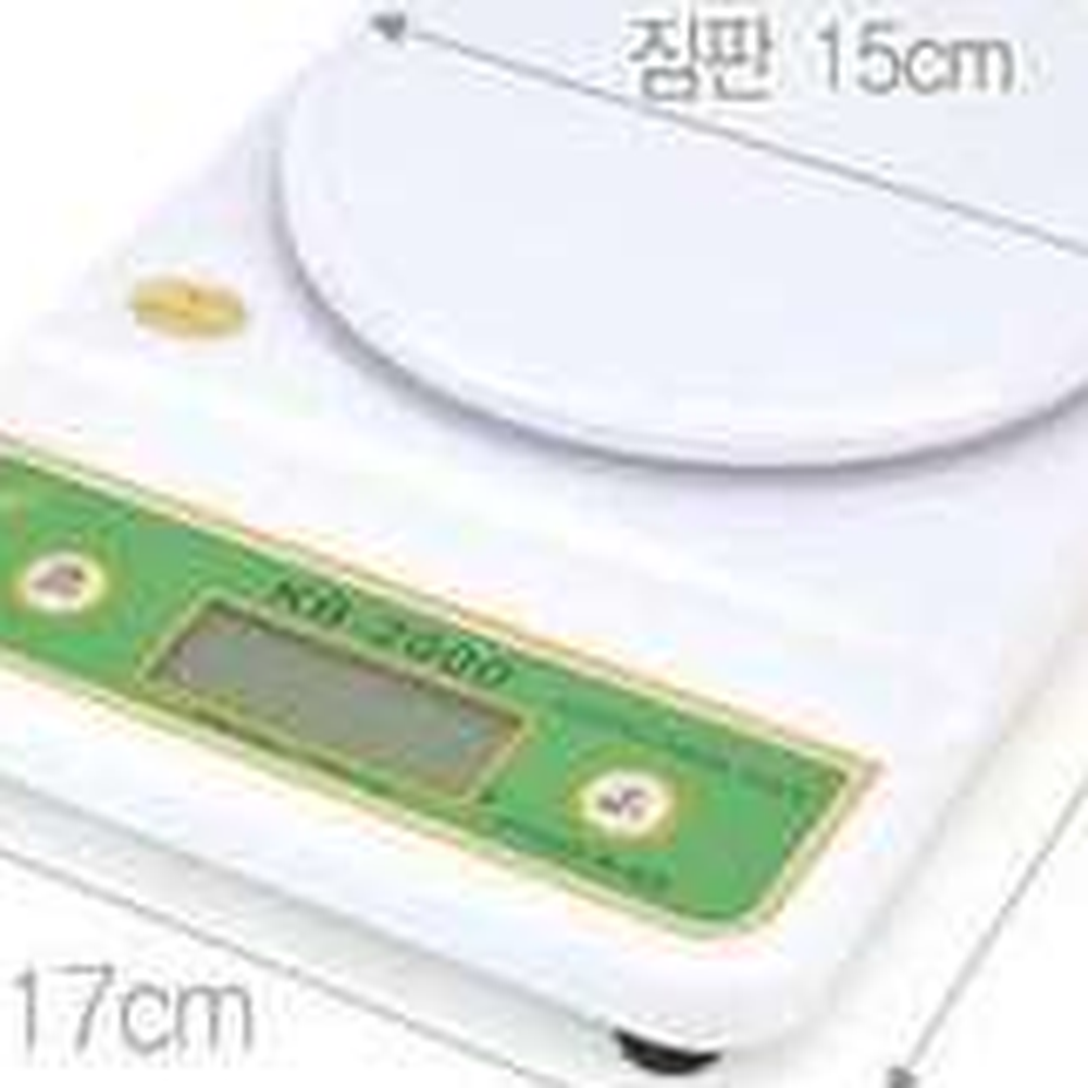 쉬운조작조리용 정밀계량이유식준비전자저울 LCD화면베이킹용디지털저울 2Kg 2kg측정 - 상세 이미지 3