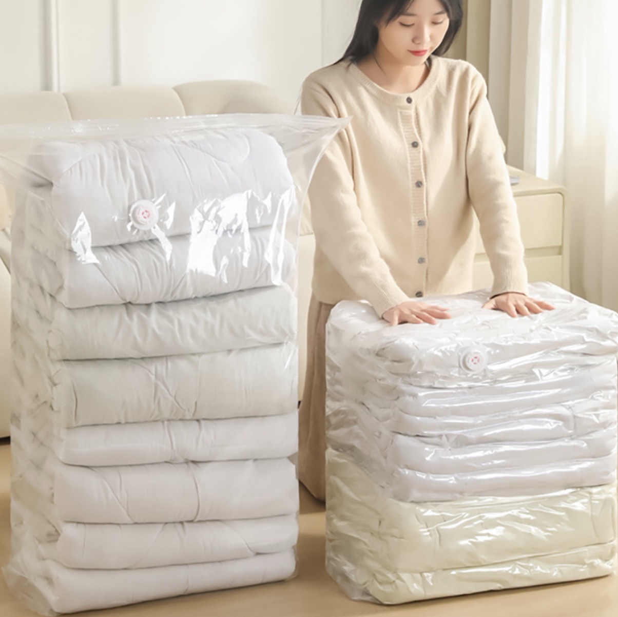 이불압축팩 진공압축보관백 침구압축팩 2P - 상품 이미지