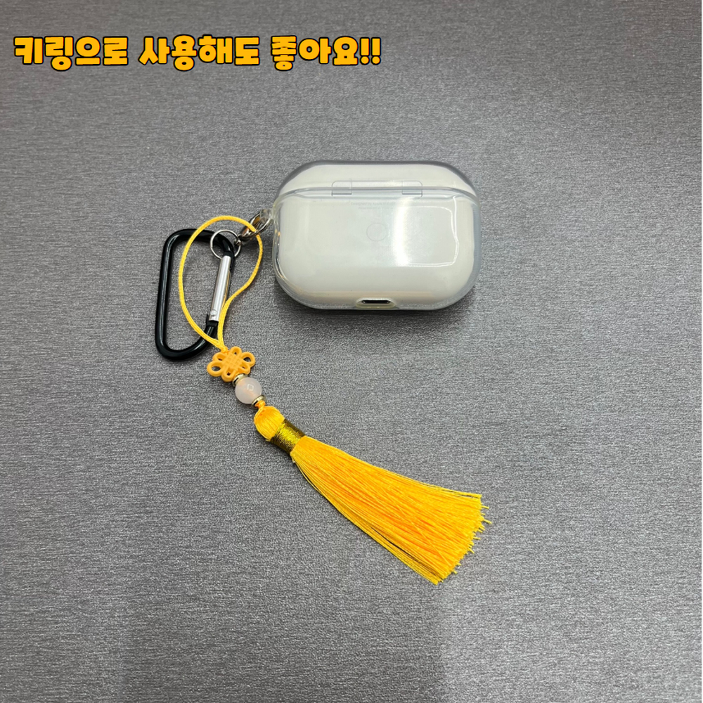 포장장식용 한복대여점굿즈판매노리개 웨딩돌잔치답레품키링 옐로우 - 상세 이미지 2