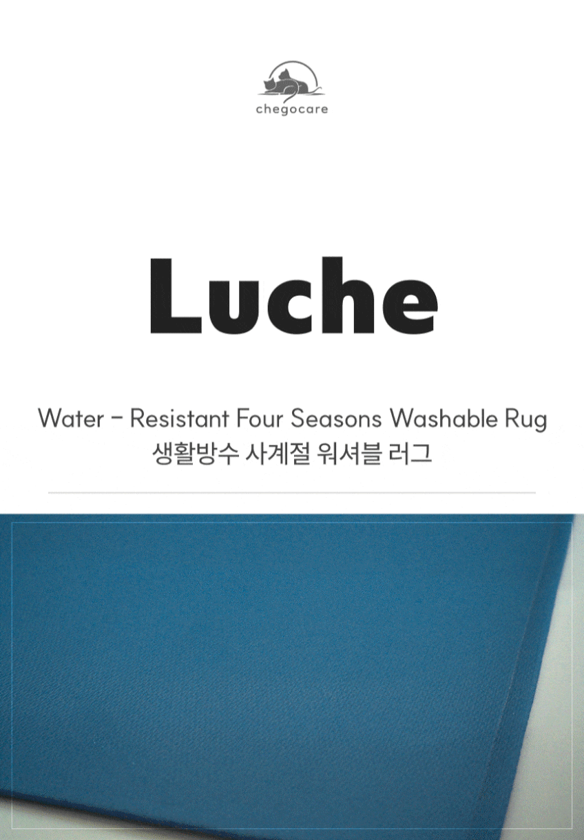 워셔블 방수러그 거실카페트 식탁 대형 제작 먼지없는 고양이러그 170x230 판매처 상세 정보 이미지 4