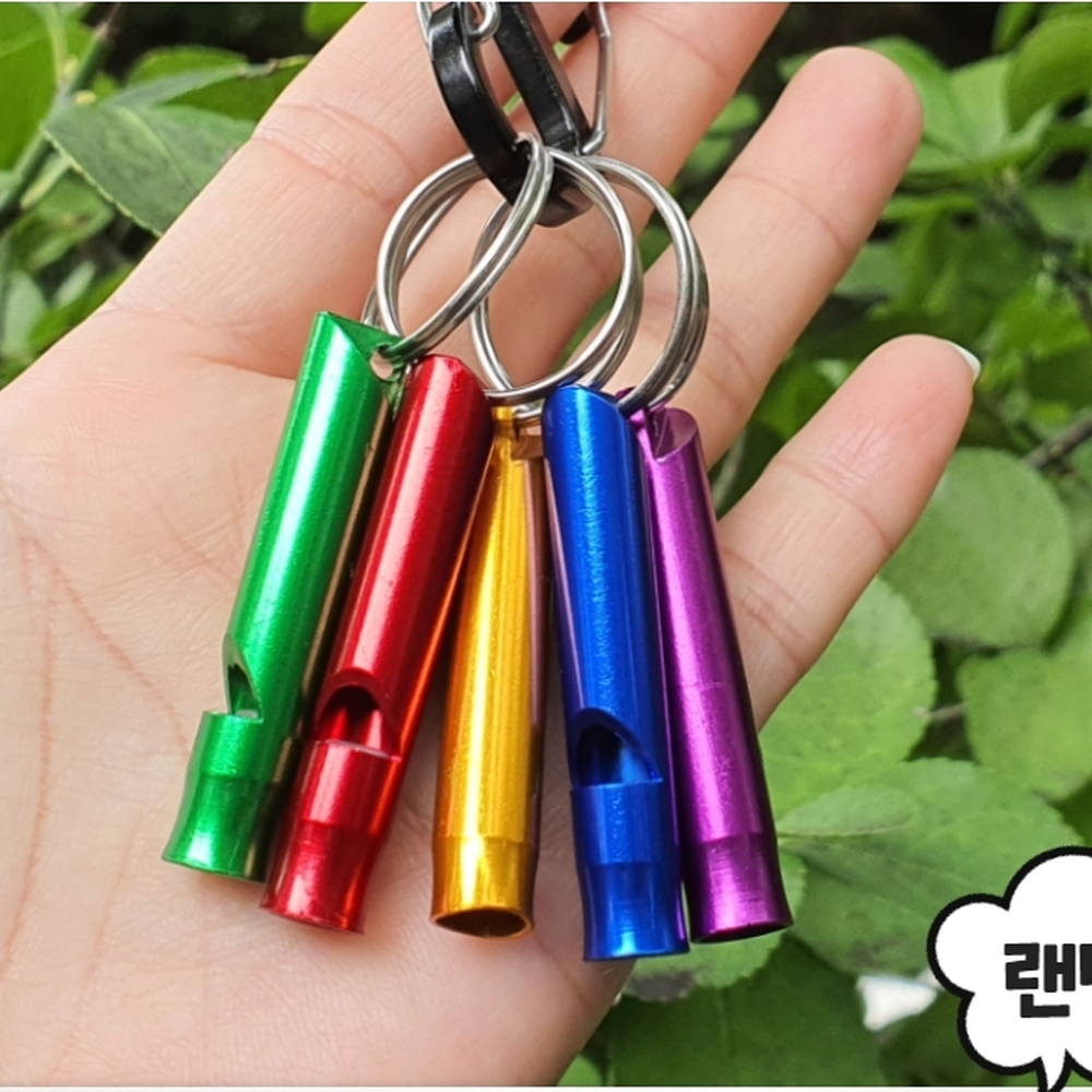 재난대비 아동호신용키링호루라기 애견훈련용호루라기 키링타입 - 상세 이미지 2