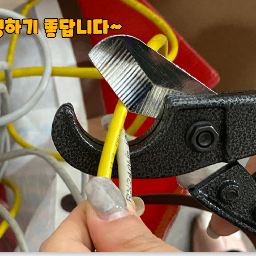 뛰어난절삭력 배관공사파이프커터기 가정수도수리엑셀가위 탄력스프링 - 상세 이미지 4