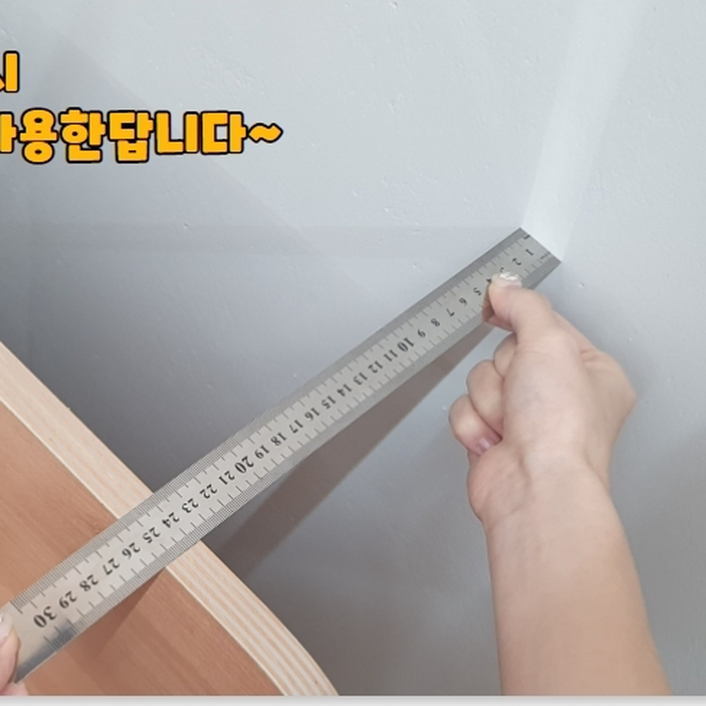 철자 목공용건설현장측정자 양면측정목공작업스틸자 15cm - 상세 이미지 2