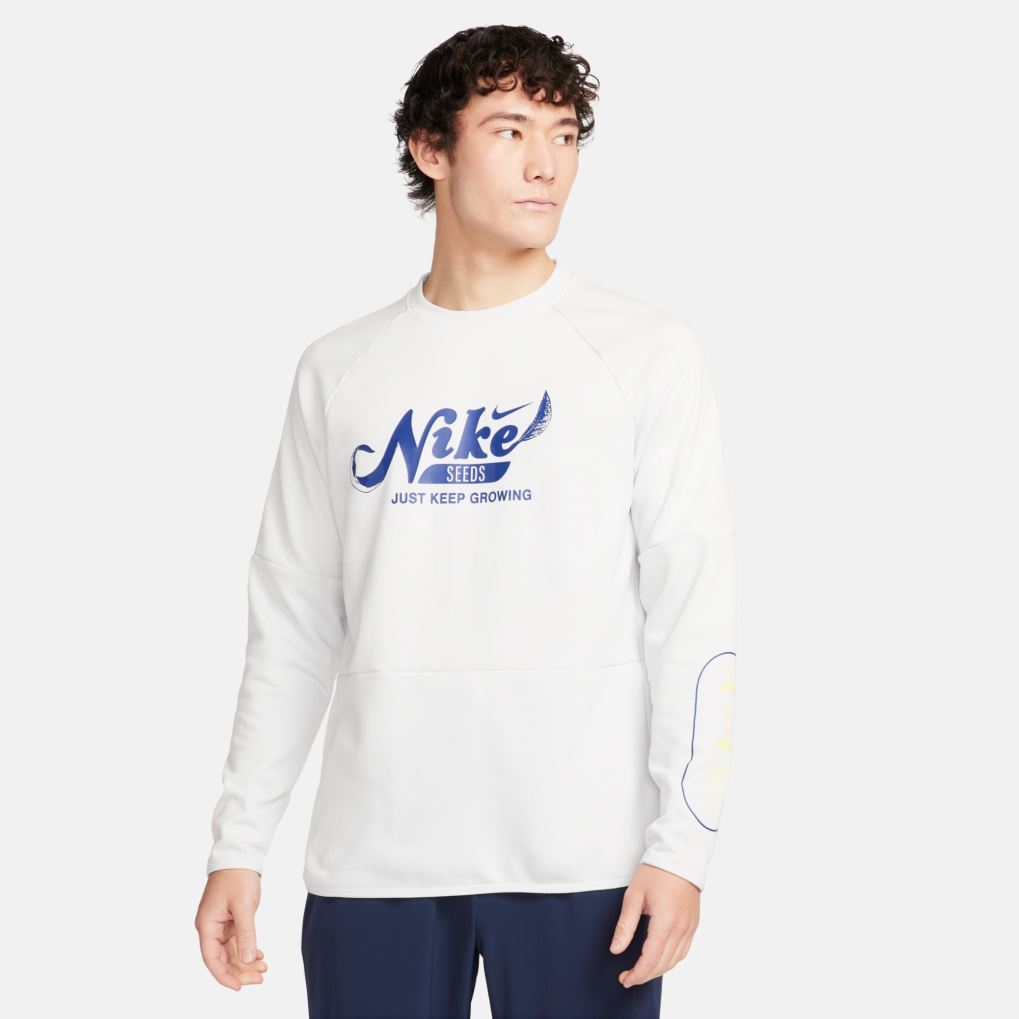 나이키 드라이핏 플리스 롱슬리브 크루