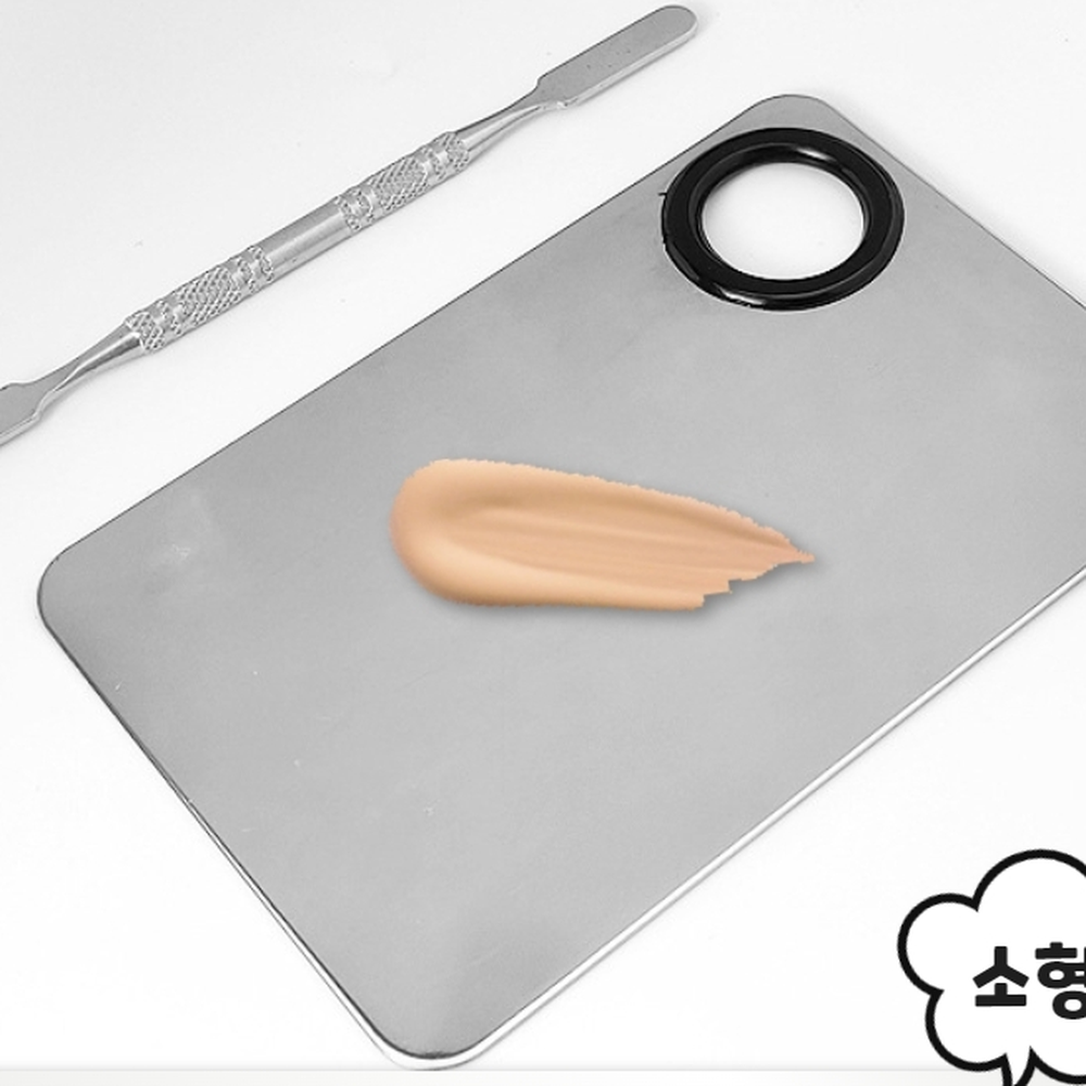 스테인레스소재 파운데이션컬러조합팔레트 립컬러믹싱스파츌라 세트 소형 - 상세 이미지 2