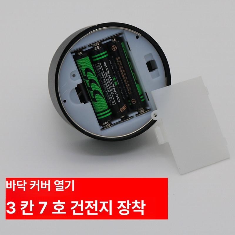 LED 무선 충전식 핀조명 라인조명 플렉시블 구즈넥 각도조절 메탈바디 독서등 실버 블랙 유연 호스 10cm 1W - 상세 이미지 4