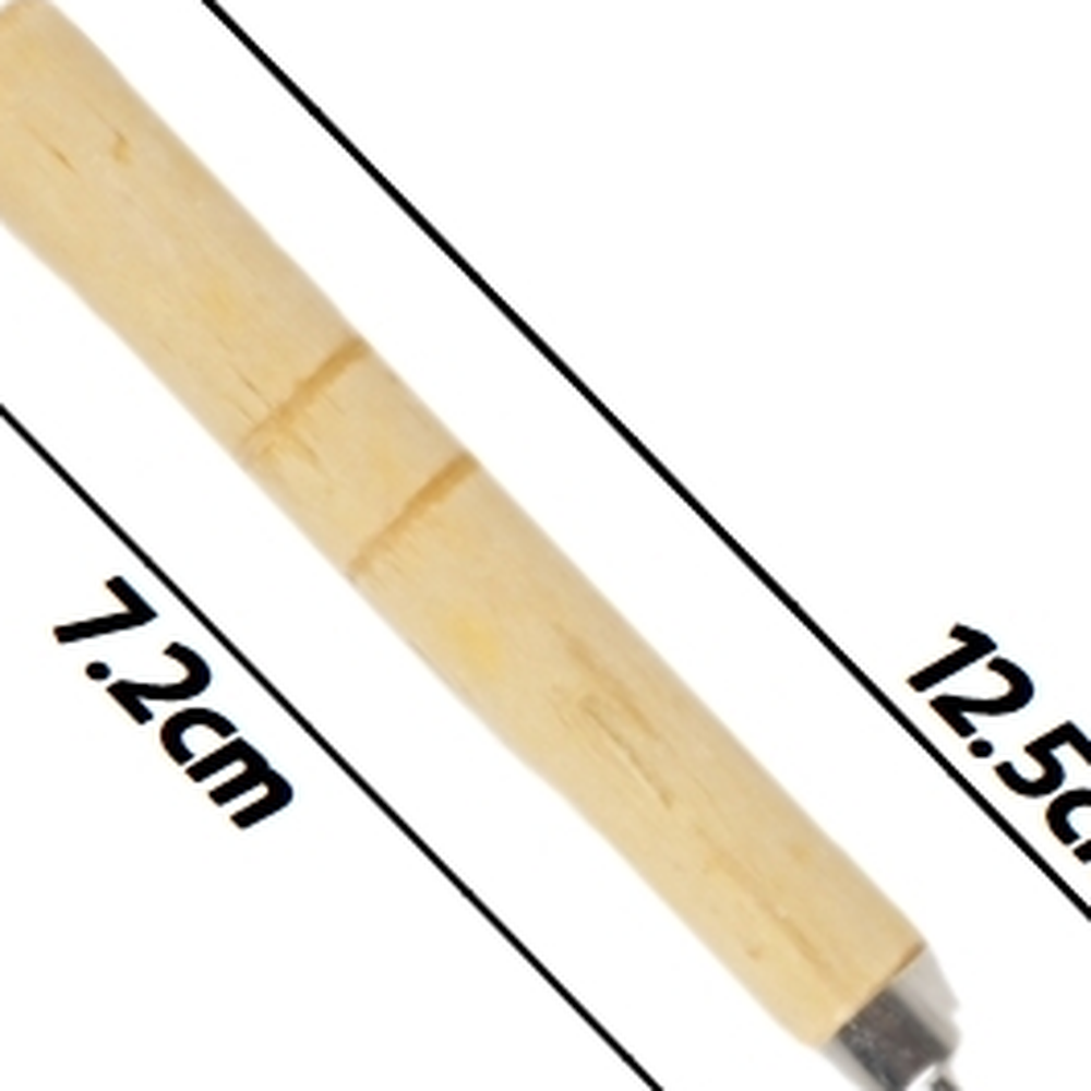 휴대성DIY 나무손잡이손송곳 금속팁가죽공예작업송곳 3개 11.7cm - 상세 이미지 4