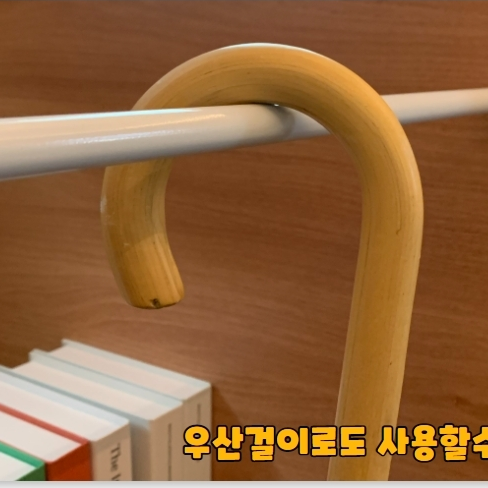 돌려서길이조절 창틀커튼봉대용봉 화장실청소도구걸이압축봉 40-70cm 이미지 6