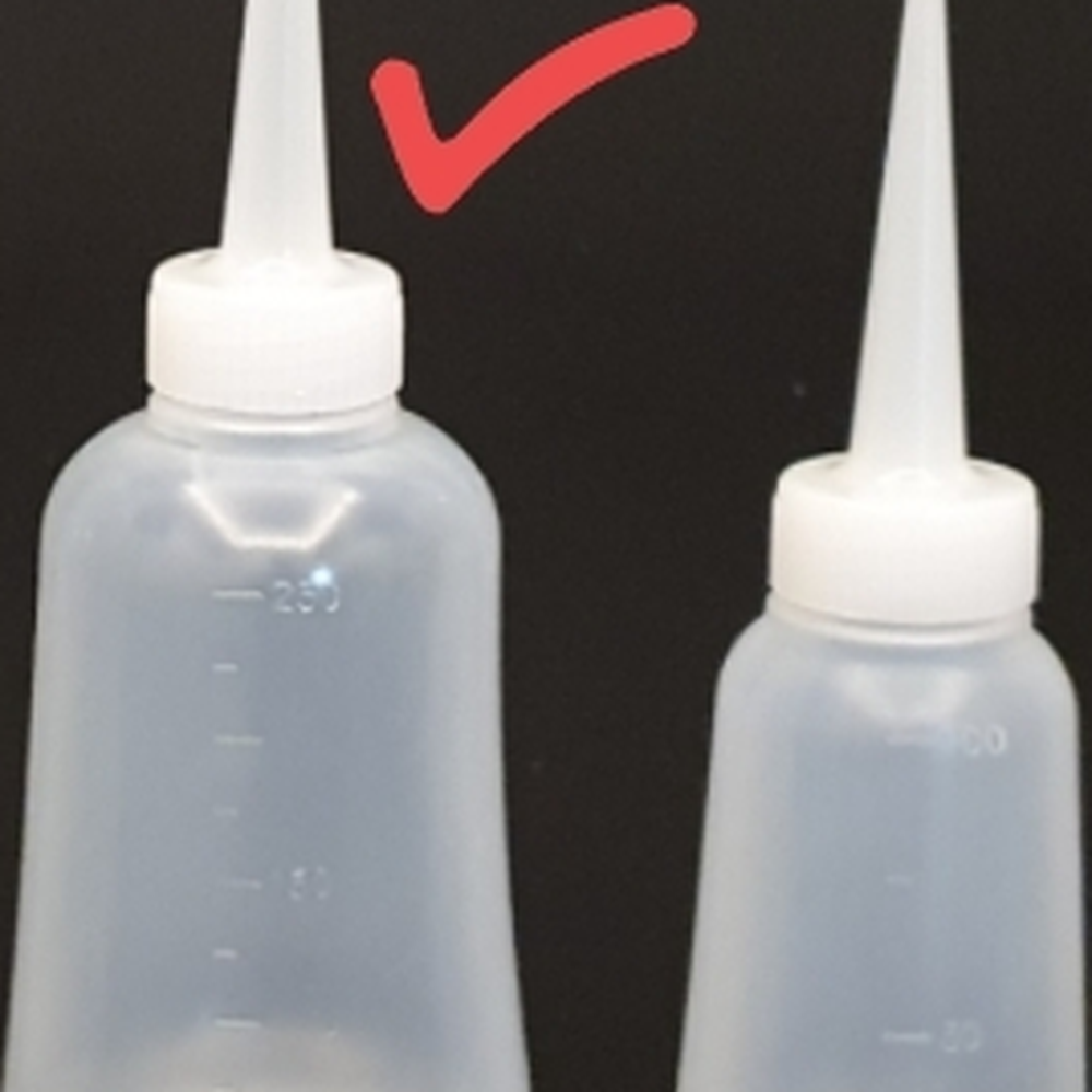 용량줄눈캡 수공예본드작업튜브공병 뿌리염색도포용튜브공병 250ml - 상세 이미지 5