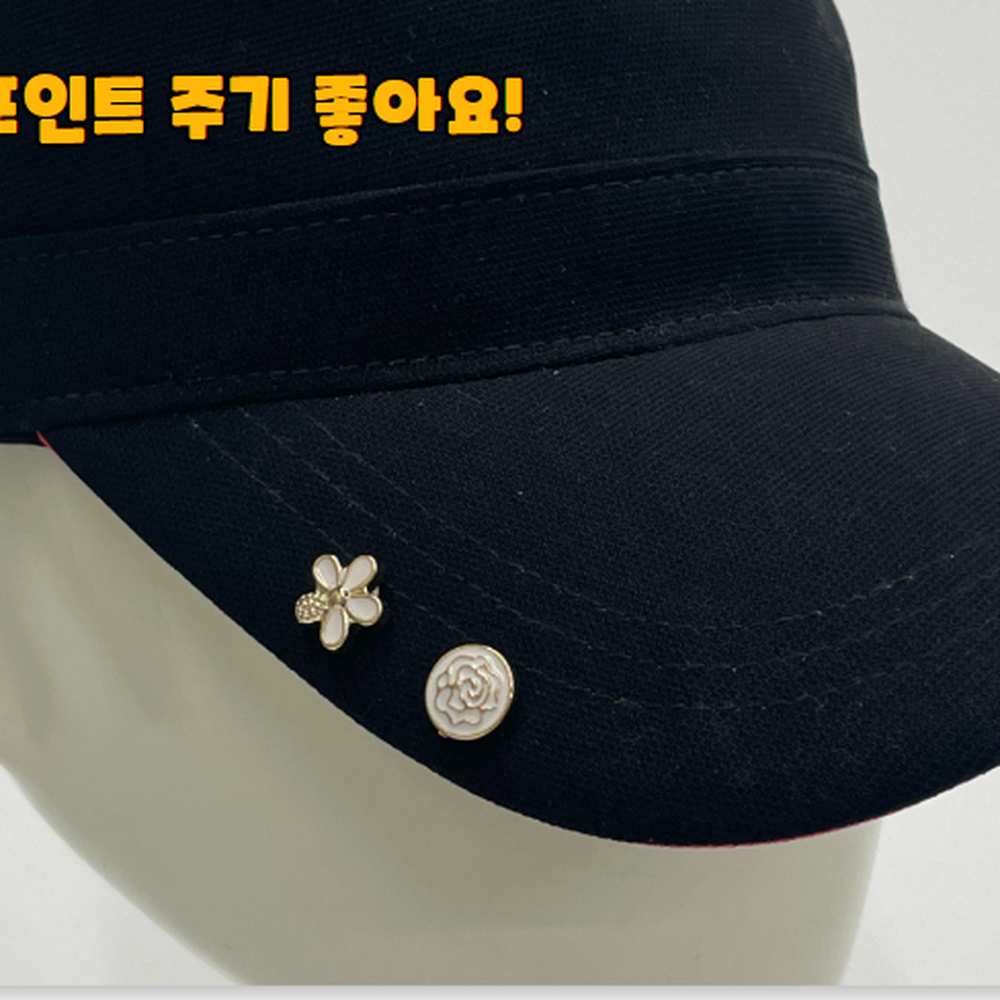 포인트장식 셔츠매너단추 재킷정장보조브로치 화이트 믹스 5종 세트 이미지 7