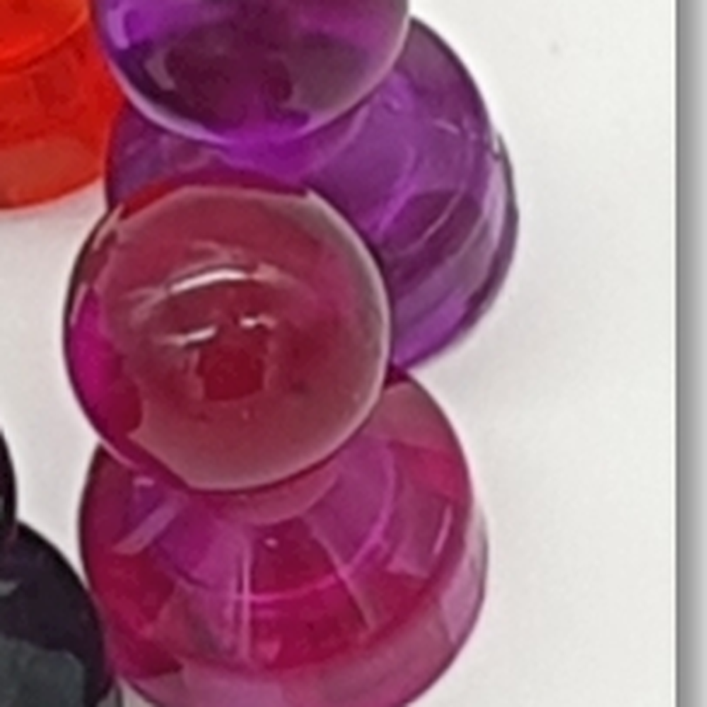 미니사이즈 투명고정자석 다색게시자료고정네오디움자석 10P 1.5cm - 상세 이미지 4