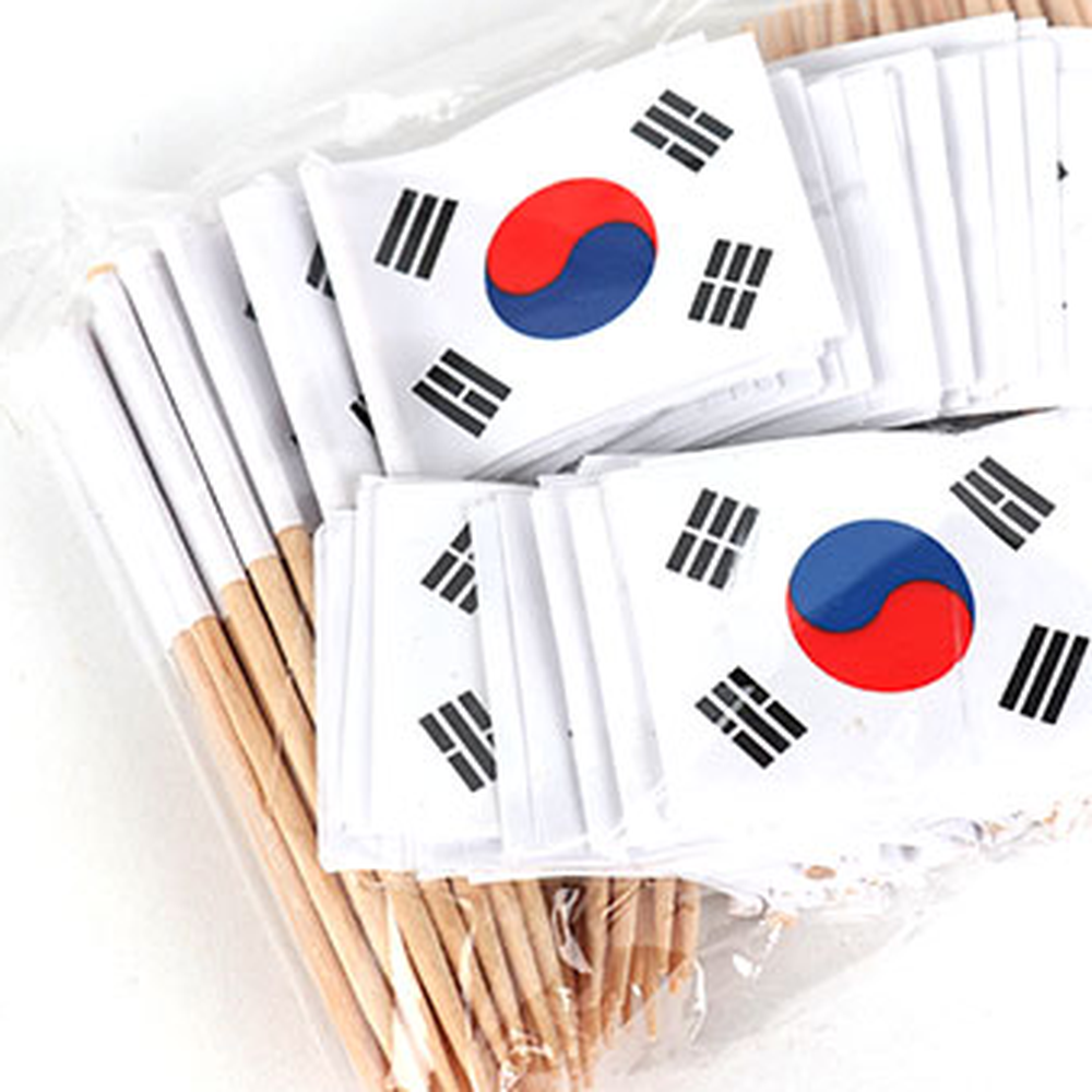 데코용 미니깃발 태극기이쑤시개 20개세트 이쑤시개깃발 - 상세 이미지 2