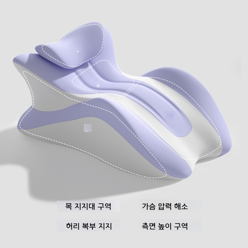 메모리폼 독서 지지대 엎드려 자세 편안함 사계절 블랙 수면용 베개 (작은 베개 제외) - 상세 이미지 3