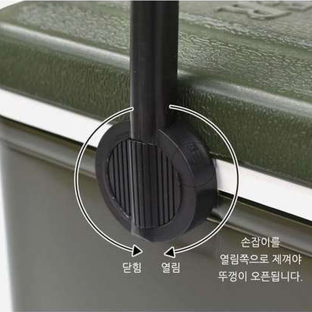 경량레저활동 휴대용캠핑용아이스박스 미니나들이용보냉박스 10L 12L - 상세 이미지 5